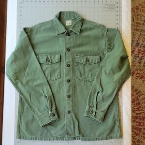 OrSlow Green Lightweight Shirt Jacket